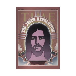 Large Faded Jesus Revolution Rolled Poster